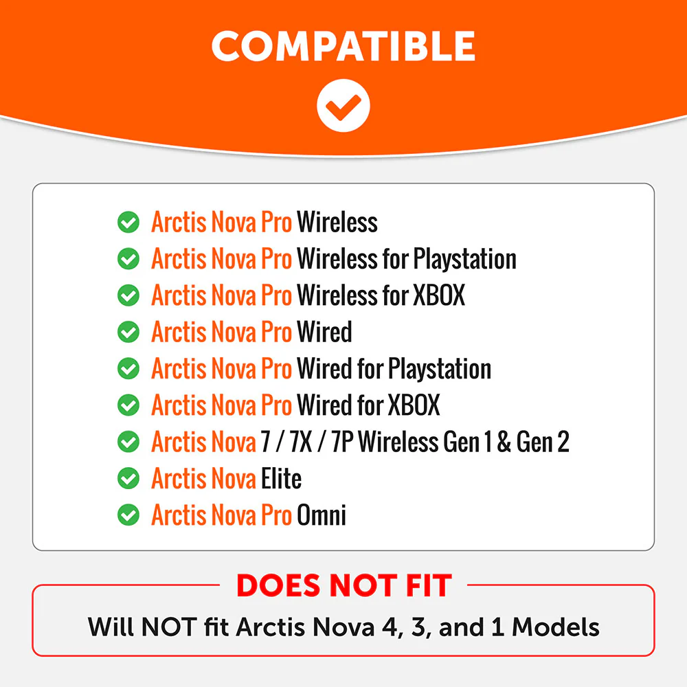 WC Side Speaker Plates for Arctis Nova Headsets - Arctis Nova Booster Pack by Wicked Cushions - Image 162