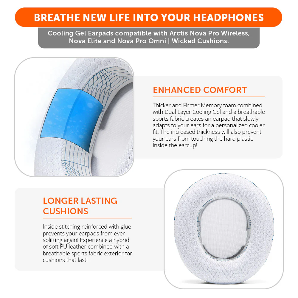Arctis Nova Pro Wireless & Nova Elite Earpads - WC FreeZe Cooling Gel - Image 112
