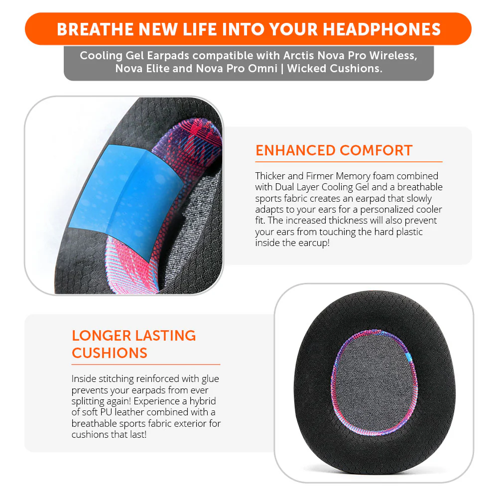 Arctis Nova Pro Wireless & Nova Elite Earpads - WC FreeZe Cooling Gel - Image 28