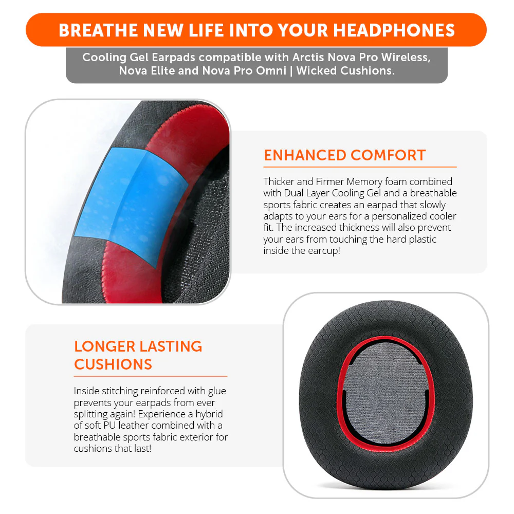 Arctis Nova Pro Wireless & Nova Elite Earpads - WC FreeZe Cooling Gel - Image 64