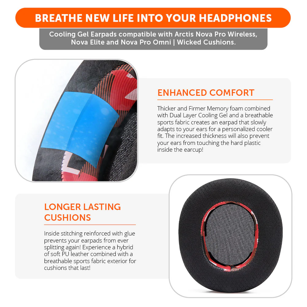 Arctis Nova Pro Wireless & Nova Elite Earpads - WC FreeZe Cooling Gel - Image 88