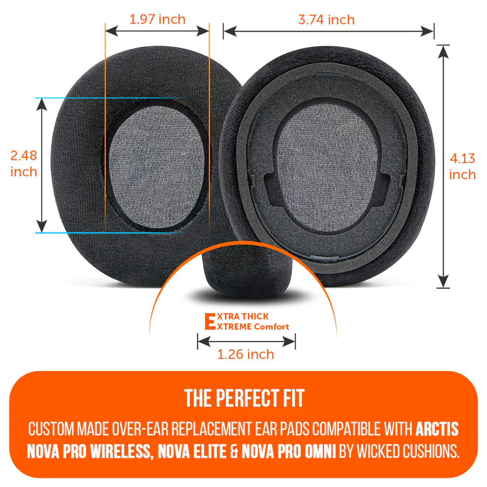 Nova Pro Wireless & Nova Elite Earpads - WC StealthZ - Image 6