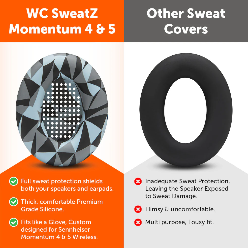 Sennheiser Momentum 4 Earpad Sweat Covers - WC SweatZ Momentum 4 - Image 23