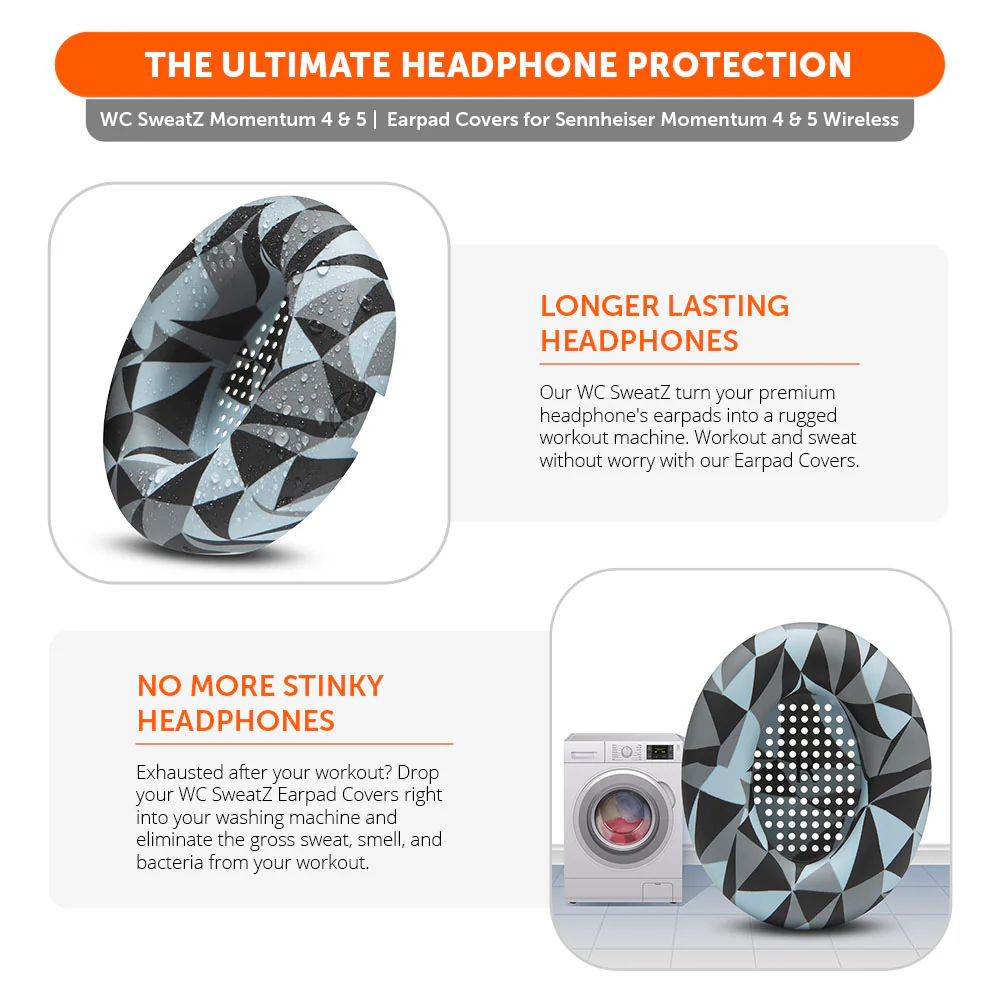 Sennheiser Momentum 4 Earpad Sweat Covers - WC SweatZ Momentum 4 - Image 25