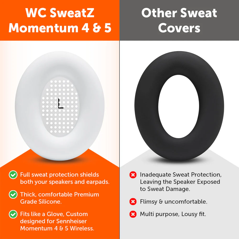 Sennheiser Momentum 4 Earpad Sweat Covers - WC SweatZ Momentum 4 - Image 30