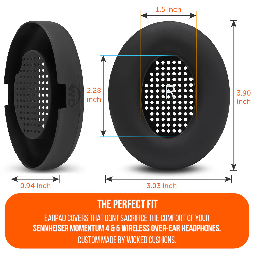 Sennheiser Momentum 4 Earpad Sweat Covers - WC SweatZ Momentum 4 - Image 5