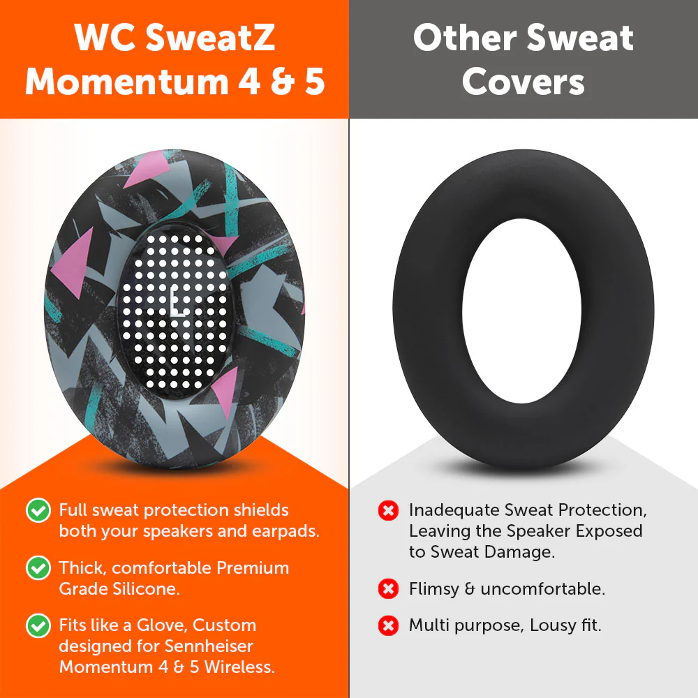 Sennheiser Momentum 4 Earpad Sweat Covers - WC SweatZ Momentum 4 - Image 9