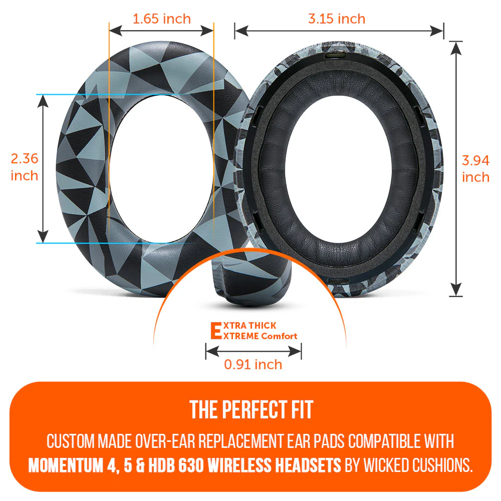 Sennheiser Momentum 4 & HDB 630 Earpads - WC PadZ Momentum 4 & HDB 630 - Image 28