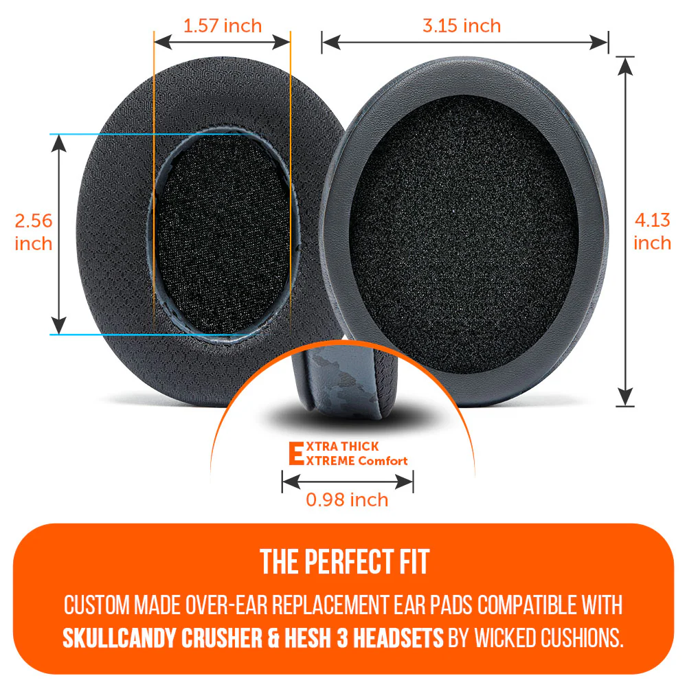 Skullcandy Hesh 3, Evo, and Crusher Replacement Earpads - WC FreeZe Crusher - Image 11