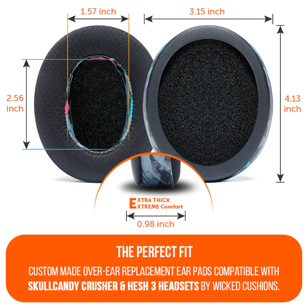 Skullcandy Hesh 3, Evo, and Crusher Replacement Earpads - WC FreeZe Crusher - Image 25