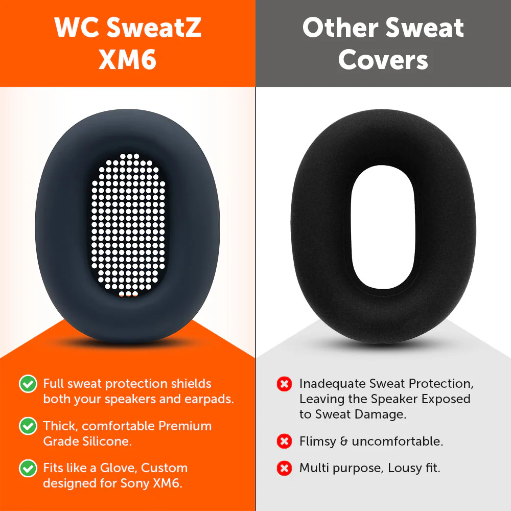 Sony WH-1000XM6 Earpad Sweat Covers – WC SweatZ XM6 - Image 11