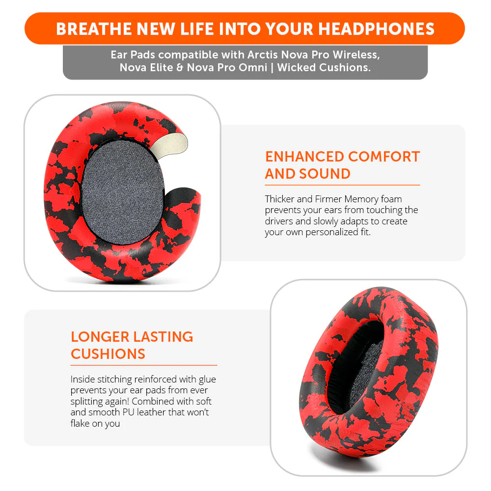 Arctis Nova Pro Wireless & Nova Elite Earpads - WC PadZ Nova Pro Wireless - Image 15