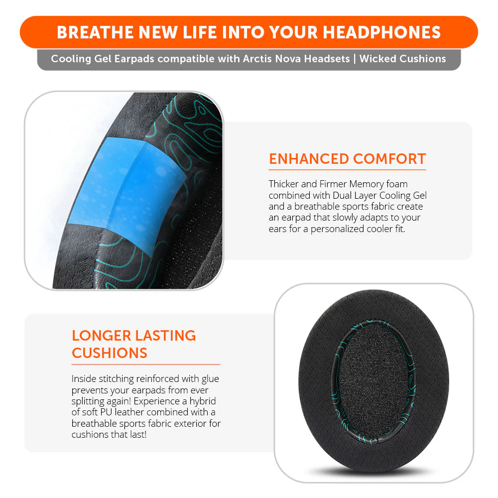 Arctis Nova Earpads - WC FreeZe Cooling Gel - Image 57