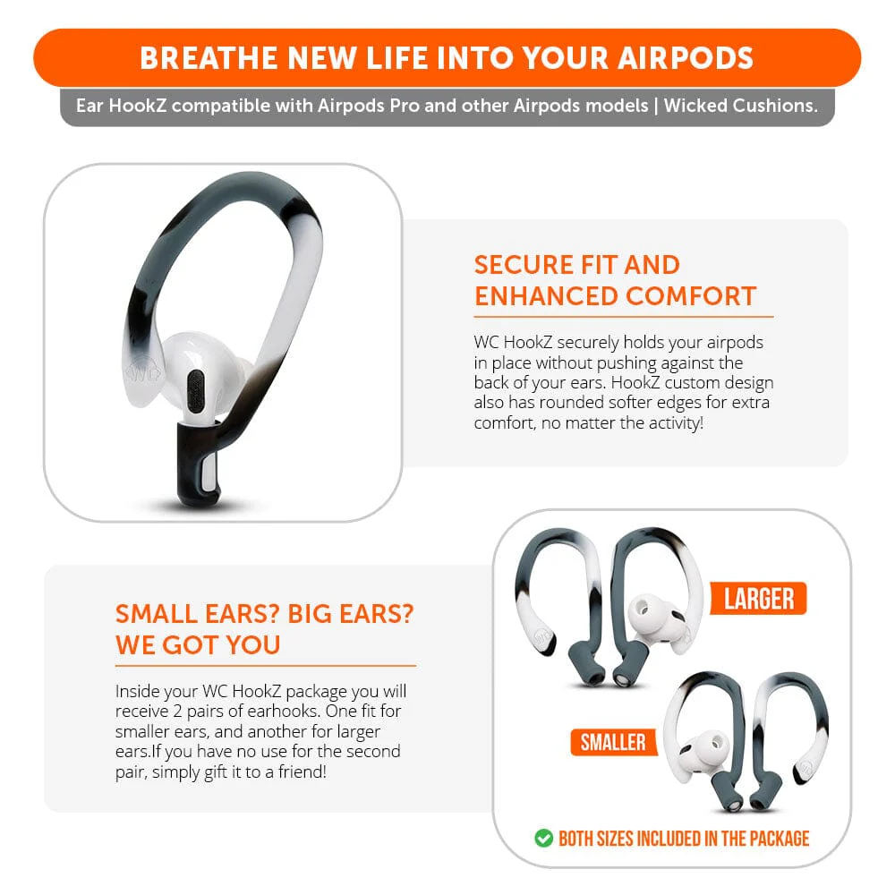 WC HookZ - Over Ear Hooks for Airpods Pro 1, 2 & Airpods 1, 2, 3 - Image 27