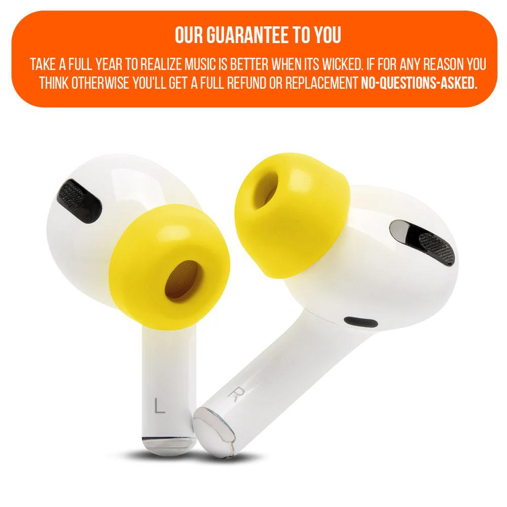 WC TipZ - Memory Foam Ear Tips for Airpods Pro & Airpods Pro 2 - Image 18